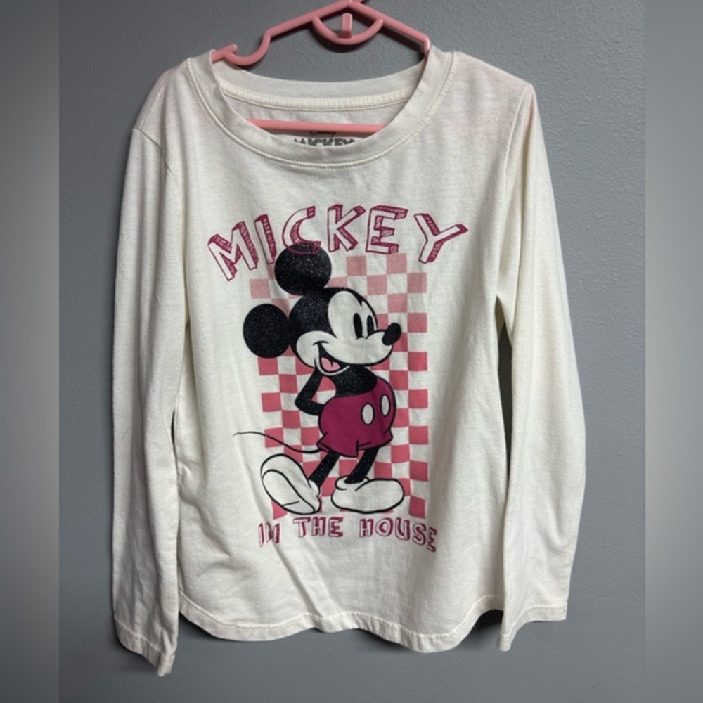 Disney Mickey Mouse Gray Logo Tee